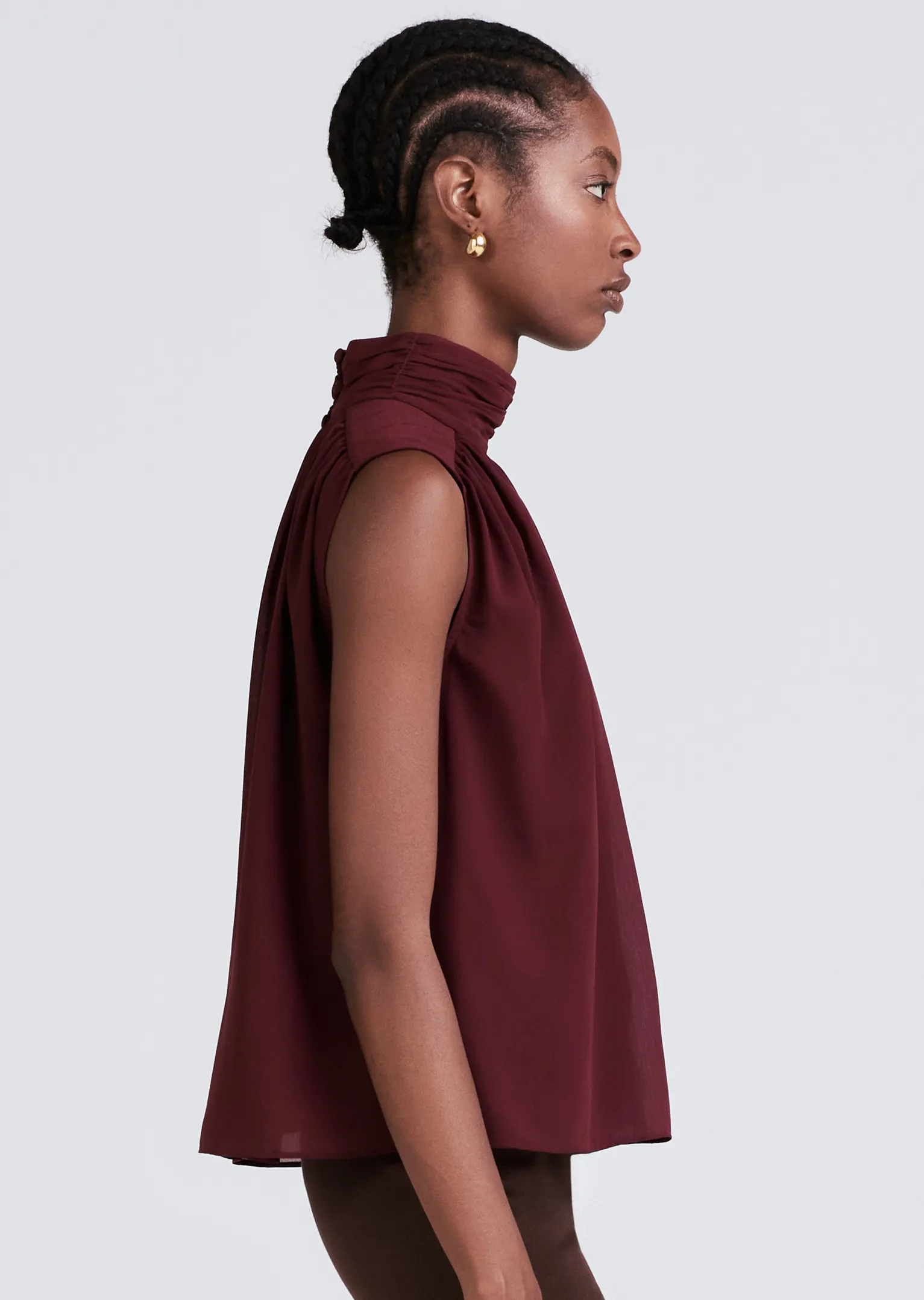 Women Derek Lam Tops<Aida Sleeveless Shell Top
