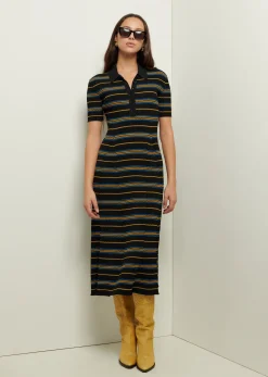 Women Derek Lam Dresses & Skirts<Alani Short Sleeve Polo Dress