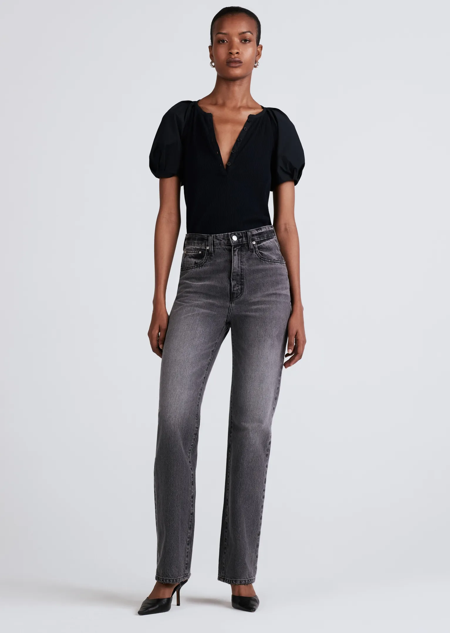Women Derek Lam Tops<Albane Mixed Media Tee