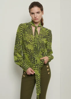 Women Derek Lam Tops<Amabel Tie Neck Blouse