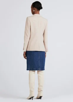 Women Derek Lam Jackets & Coats<Amal Single Breasted Combo Jacket