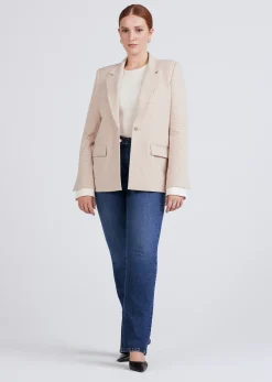 Women Derek Lam Jackets & Coats<Amal Single Breasted Combo Jacket