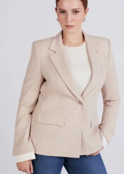 Women Derek Lam Jackets & Coats<Amal Single Breasted Combo Jacket