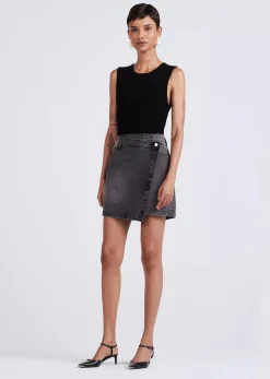 Women Derek Lam Denim<Ana Asymm Mini