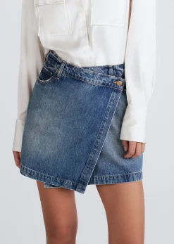 Women Derek Lam Denim<Ana Asymm Mini