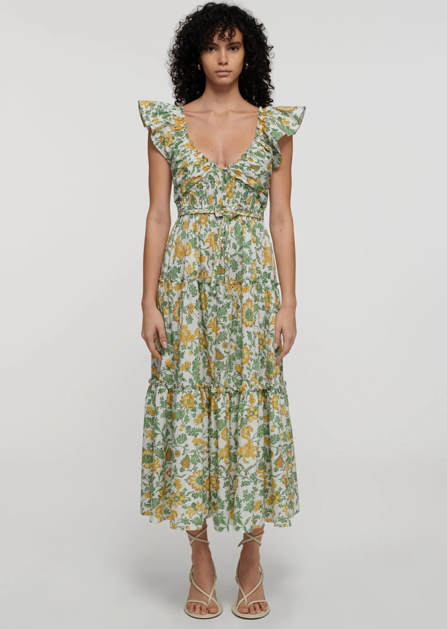Women Derek Lam Dresses & Skirts<Anastasia Ruffle Maxi Dress