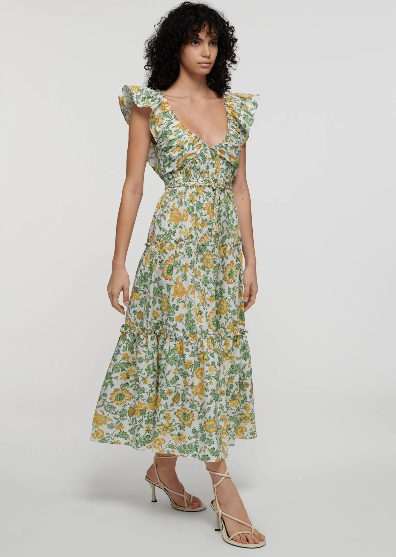 Women Derek Lam Dresses & Skirts<Anastasia Ruffle Maxi Dress