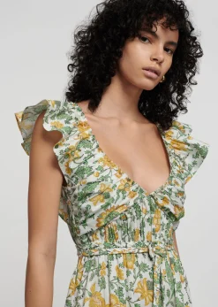 Women Derek Lam Dresses & Skirts<Anastasia Ruffle Maxi Dress