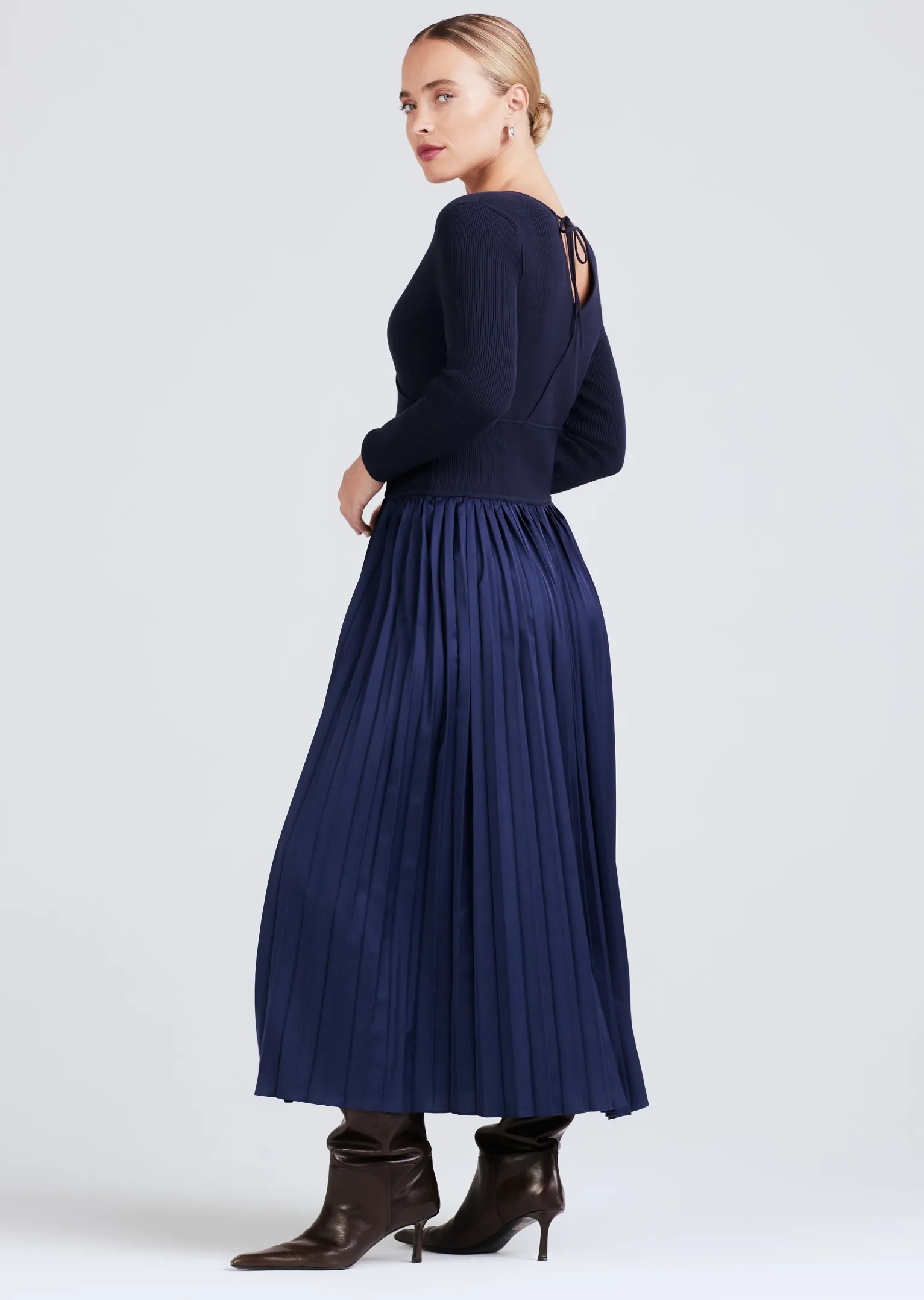 Women Derek Lam Dresses & Skirts<Anika Wrap Pleated Sweater Dress