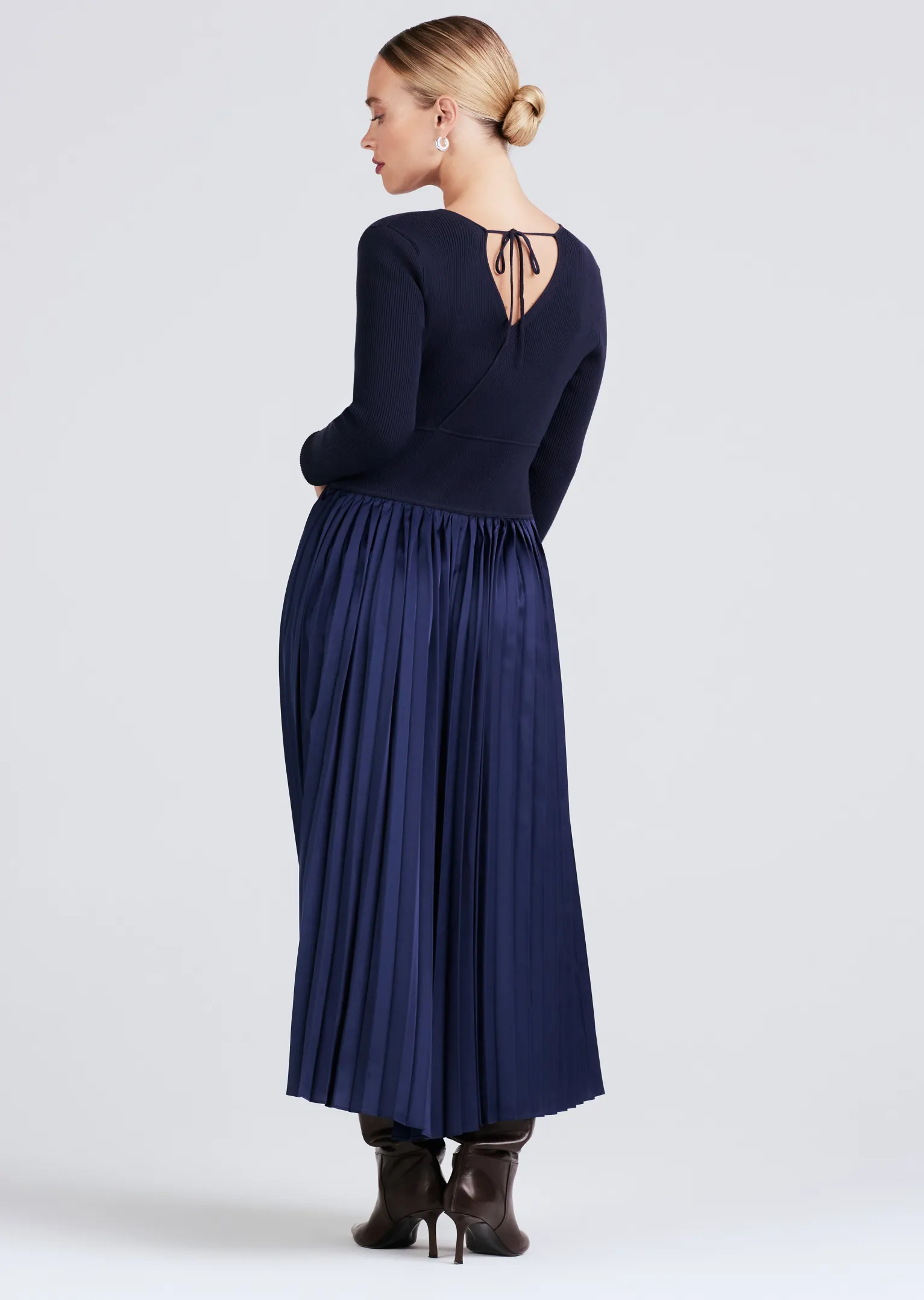 Women Derek Lam Dresses & Skirts<Anika Wrap Pleated Sweater Dress