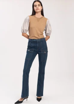 Women Derek Lam Pants & Shorts<Aspen High-Rise Flare Jean
