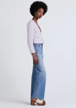 Women Derek Lam Jackets & Coats<Astrid V-Neck Crop Jacket