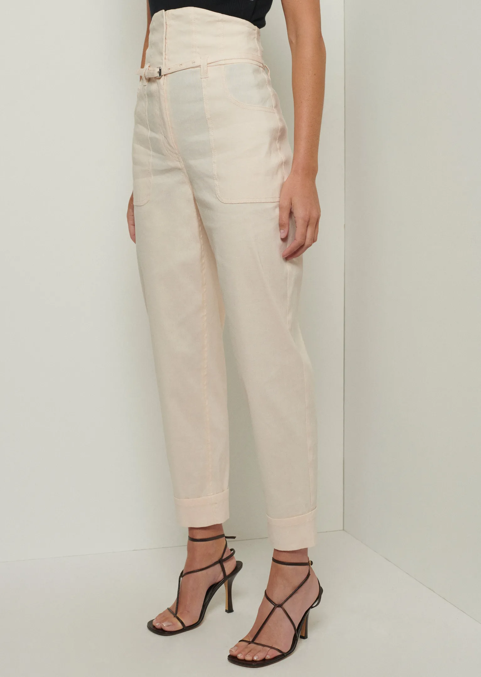 Women Derek Lam Pants & Shorts<Bex High Waist Utility Pants