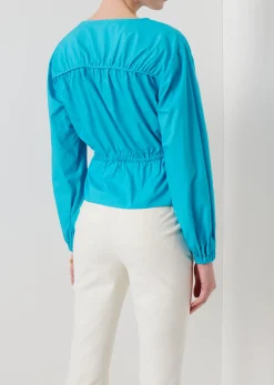 Women Derek Lam Tops<Breanna Long Sleeve Gathered Top