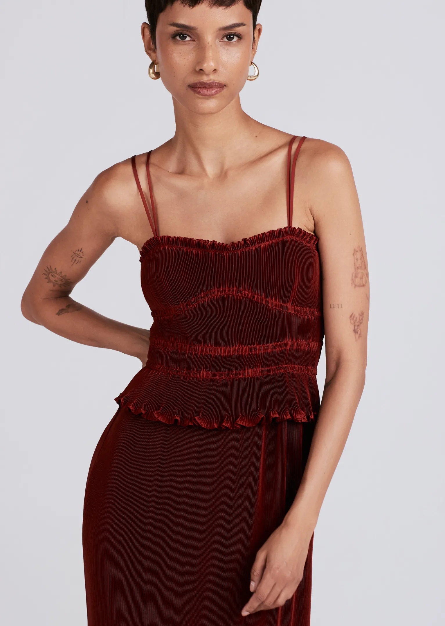 Women Derek Lam Dresses & Skirts<Brisha Pleated Cami Dress