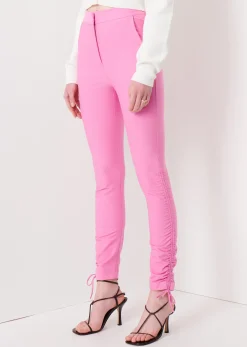 Women Derek Lam Pants & Shorts<Camryn Ruched Slim Pants