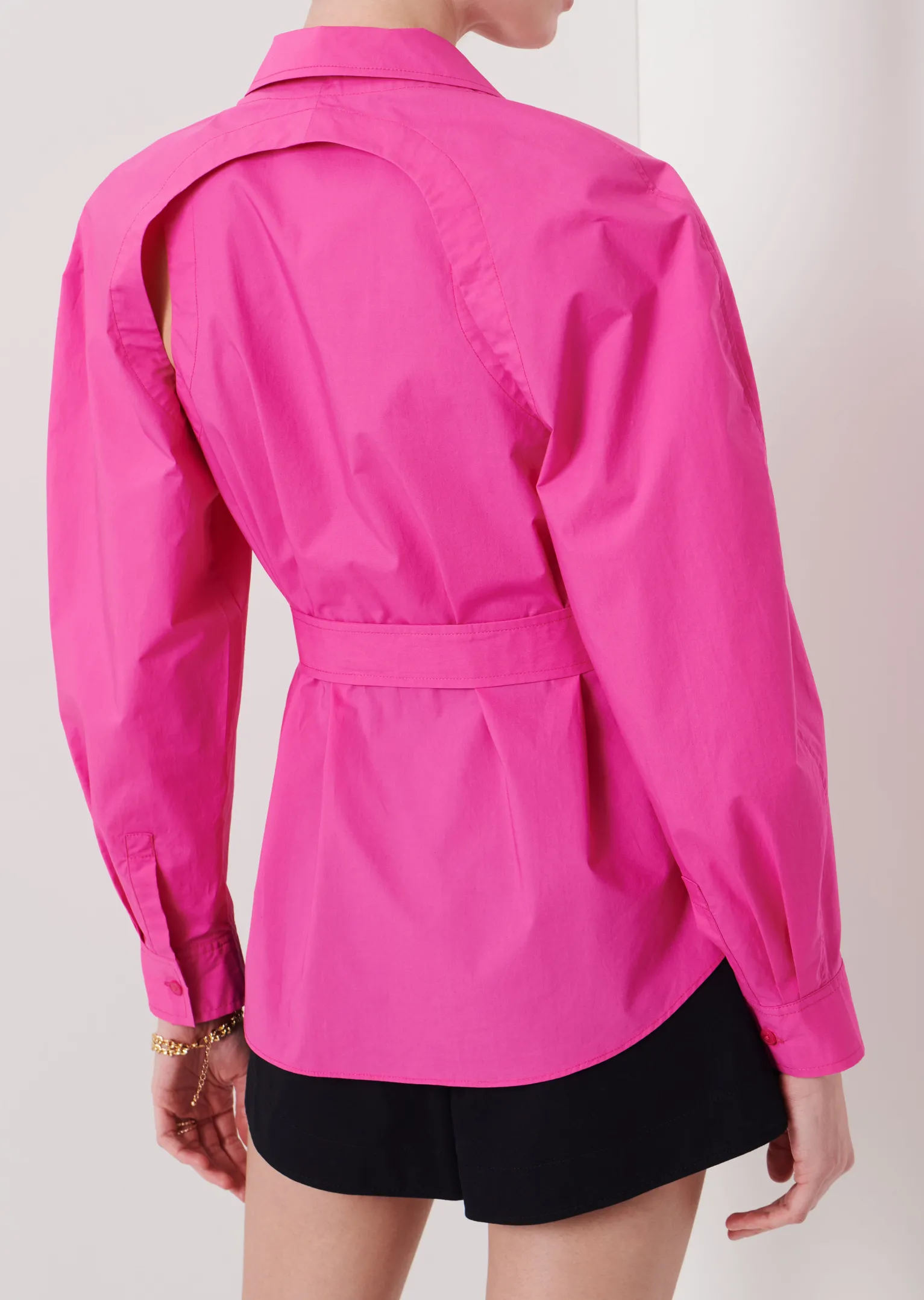 Women Derek Lam Tops<Casper Bolero Sleeve Button Down Top