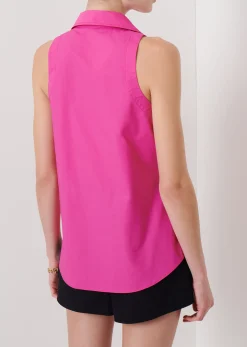Women Derek Lam Tops<Casper Bolero Sleeve Button Down Top