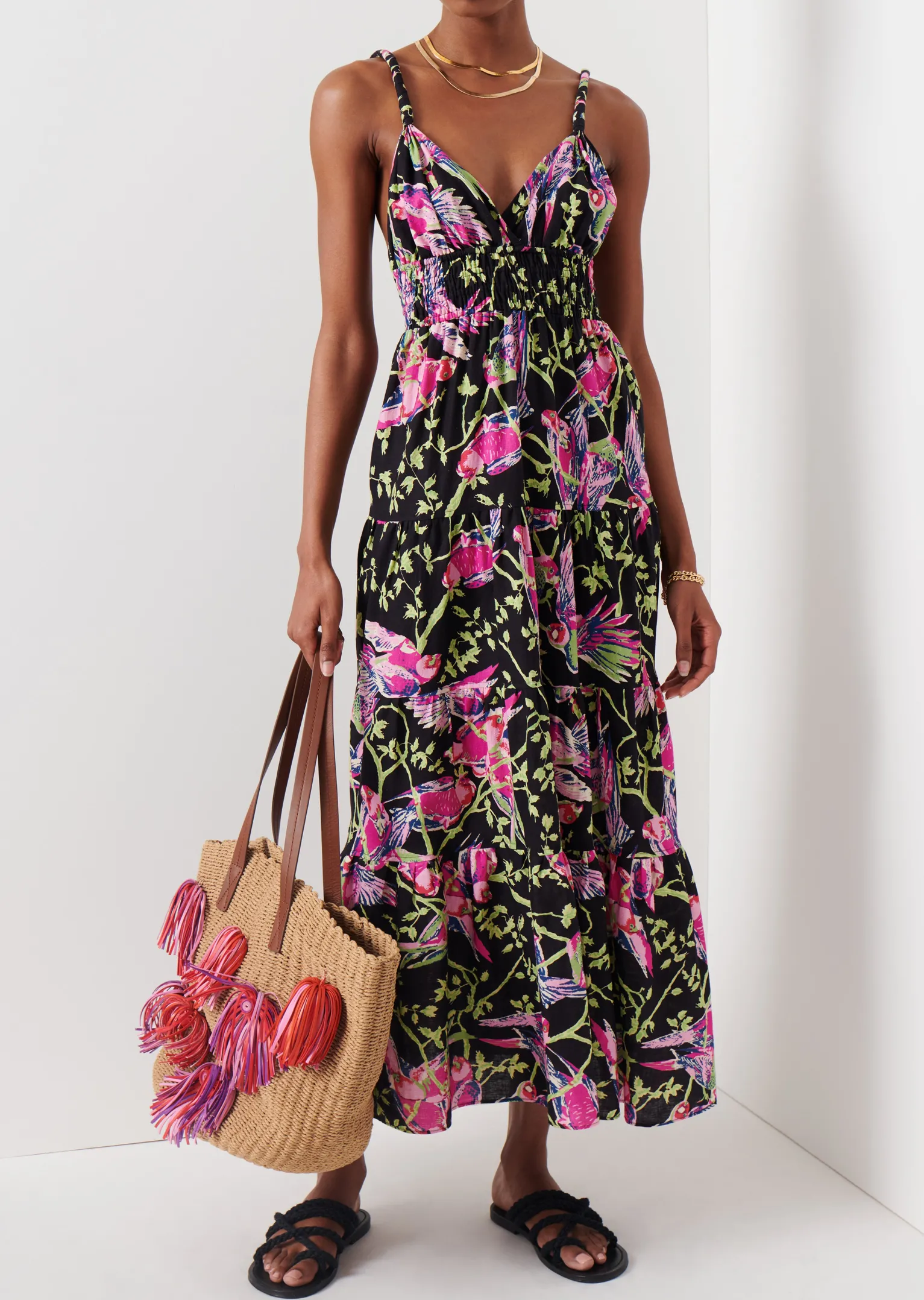Women Derek Lam Dresses & Skirts<Cecelia Tiered Maxi Dress