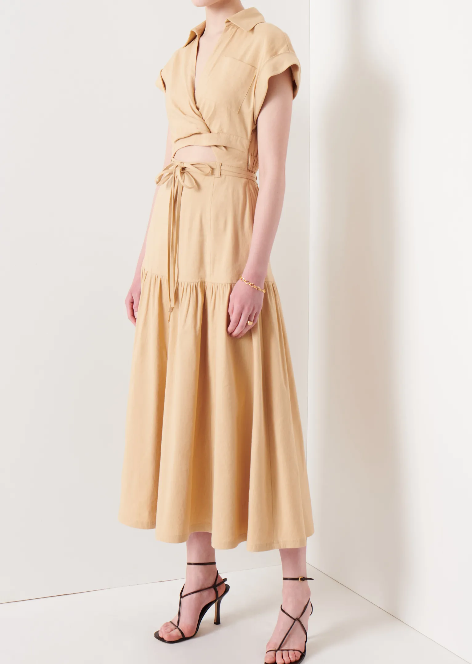 Women Derek Lam Dresses & Skirts<Charlene Cut-Out Shirt Dress