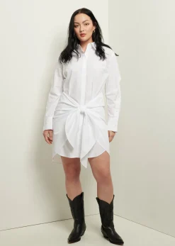 Women Derek Lam Essentials<Charlotte Tie Waist Shirt Dress
