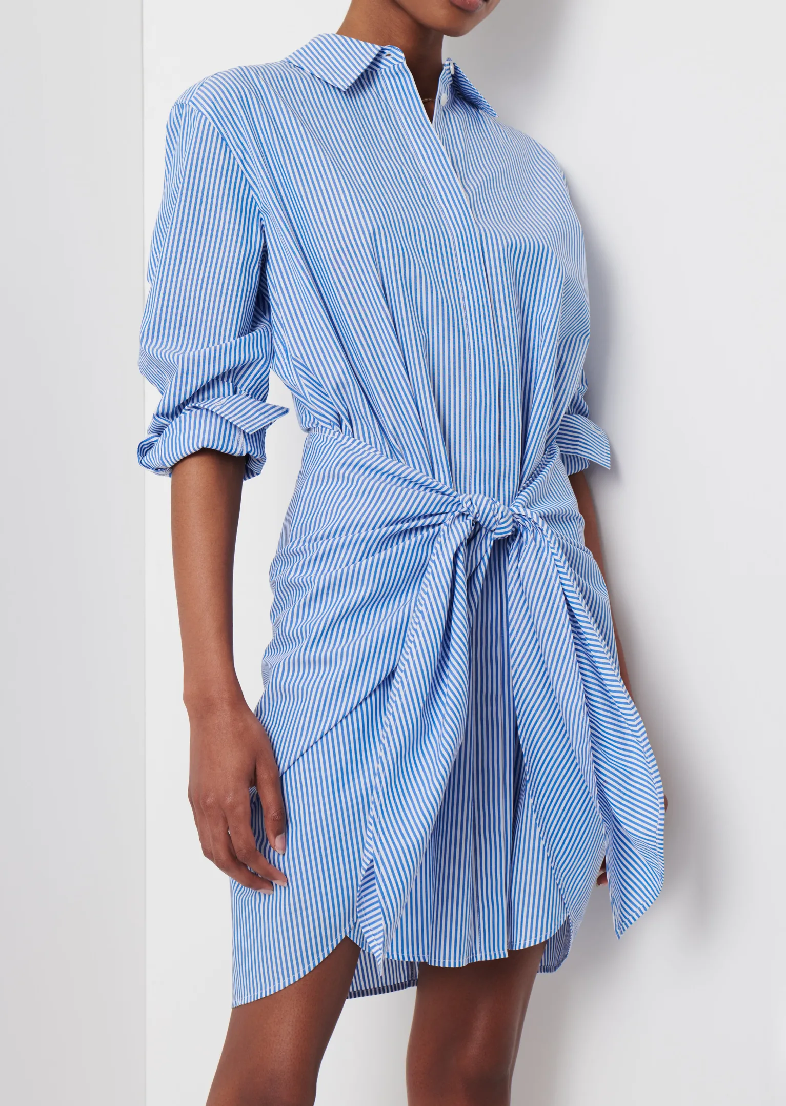 Women Derek Lam Dresses & Skirts<Charlotte Tie Waist Shirt Dress