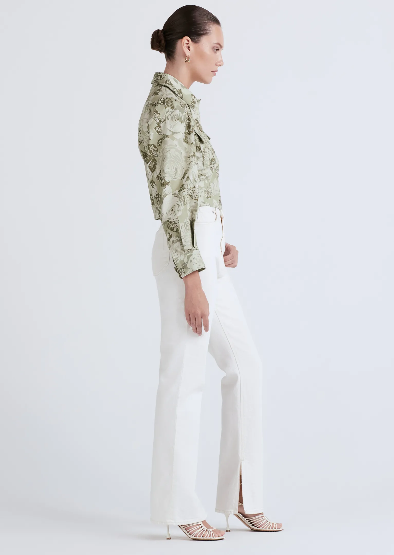 Women Derek Lam Jackets & Coats<Chloe Puff Sleeve Utility Jacket