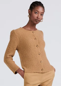 Women Derek Lam Sweaters<Cosmo Puff Sleeve Cardigan