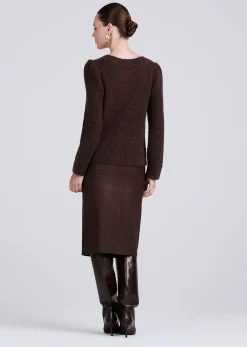 Women Derek Lam Sweaters<Cosmo Puff Sleeve Cardigan