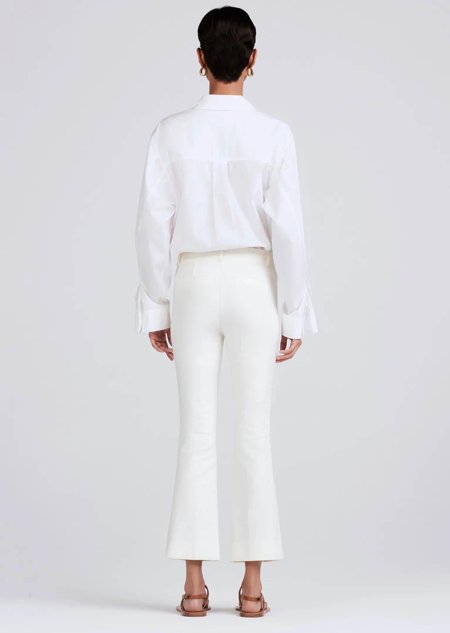 Women Derek Lam Pants & Shorts<Crosby Crop Flare Trouser