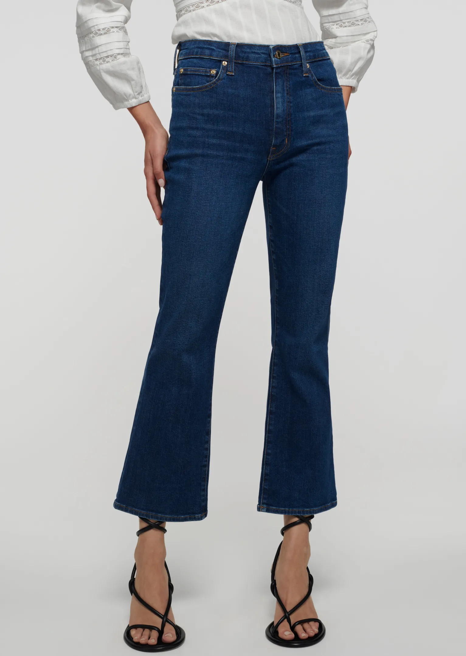 Women Derek Lam Pants & Shorts<Crosby High Rise Crop Flare Jeans