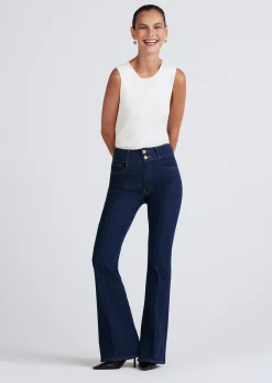 Women Derek Lam Denim<Crosby High Rise Flare W/ Pintuck
