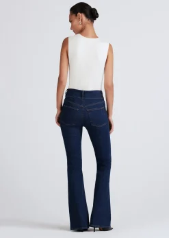 Women Derek Lam Denim<Crosby High Rise Flare W/ Pintuck