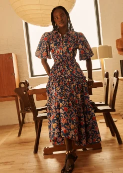 Women Derek Lam Dresses & Skirts<Dahlia Balloon Sleeve Shirt Dress