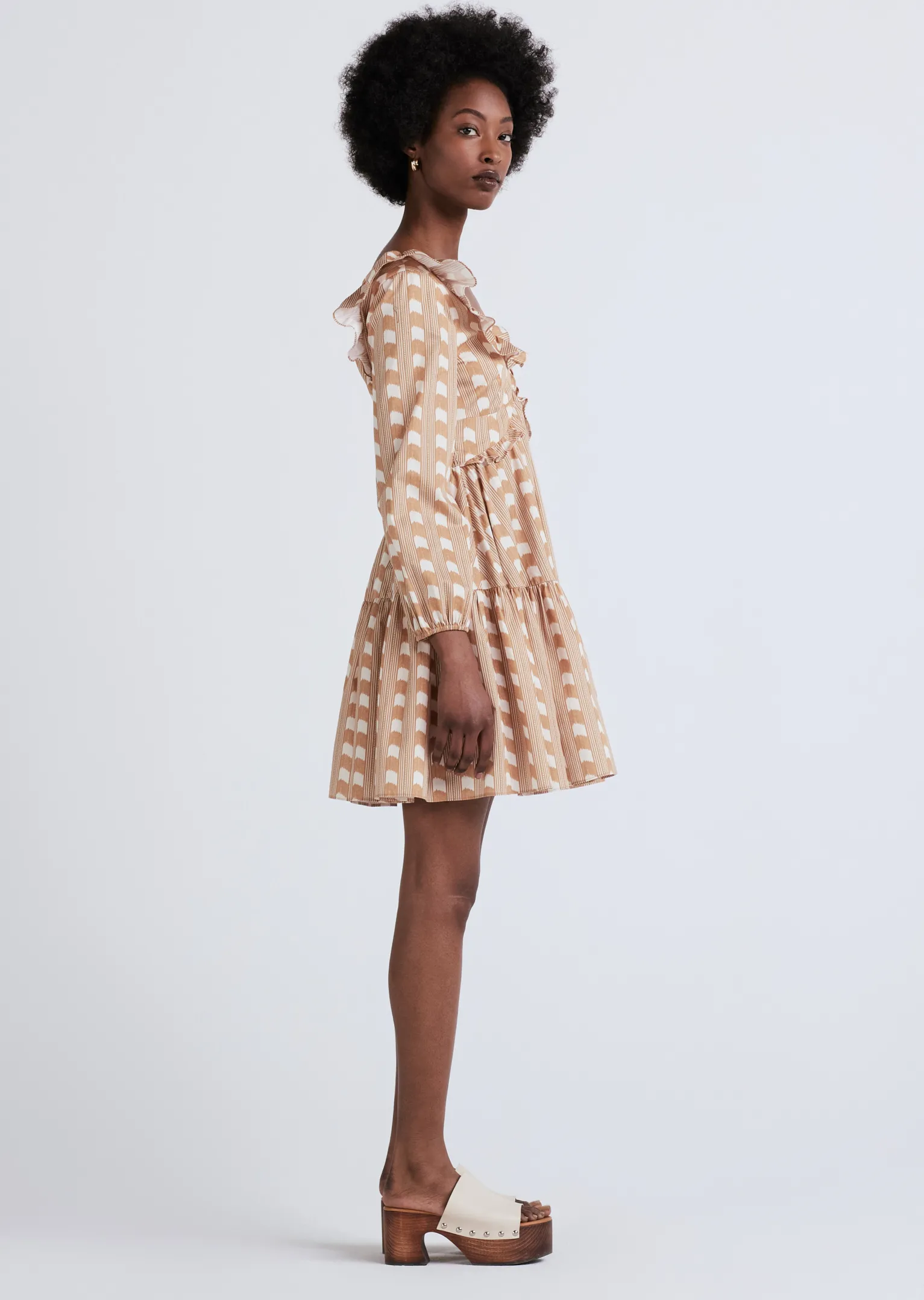 Women Derek Lam Dresses & Skirts<Daina V-Neck Ruffle Dress