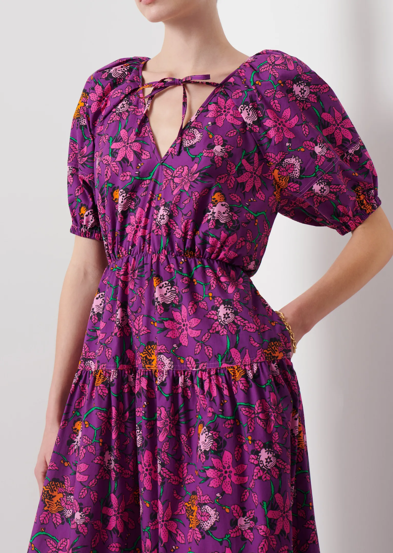 Women Derek Lam Dresses & Skirts<Dallas Puff Sleeve Dress