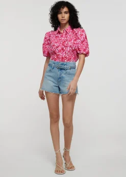 Women Derek Lam Tops<Daria Balloon Sleeve Shirt