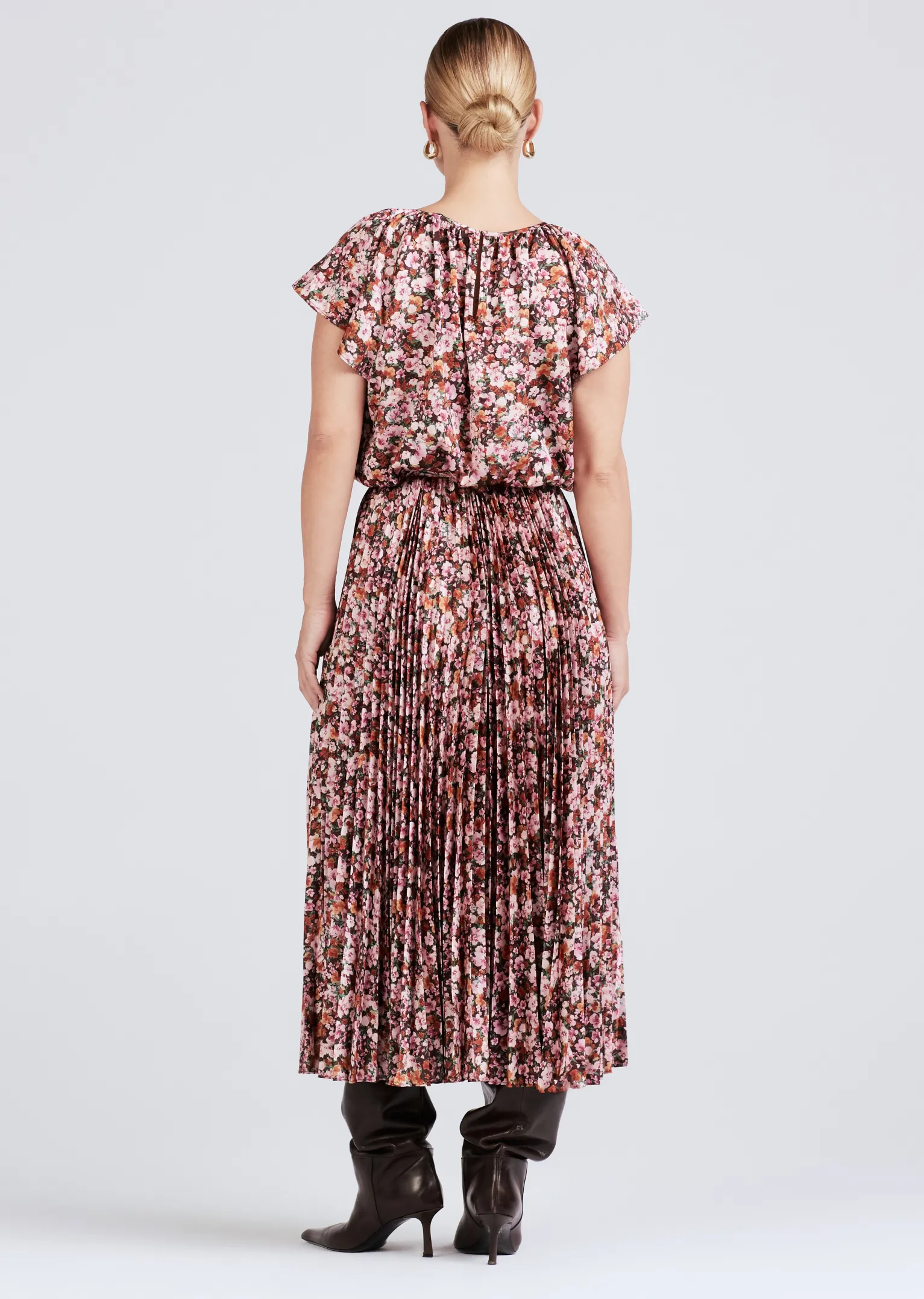 Women Derek Lam Dresses & Skirts<Demetria Flutter Sleeve Midi Dress