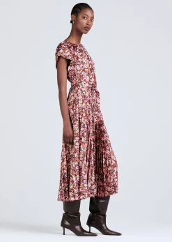 Women Derek Lam Dresses & Skirts<Demetria Flutter Sleeve Midi Dress