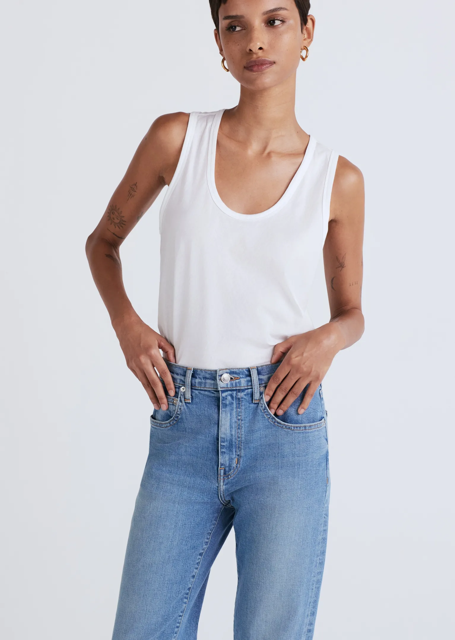 Women Derek Lam Pants & Shorts<Drew High Rise Crop Straight