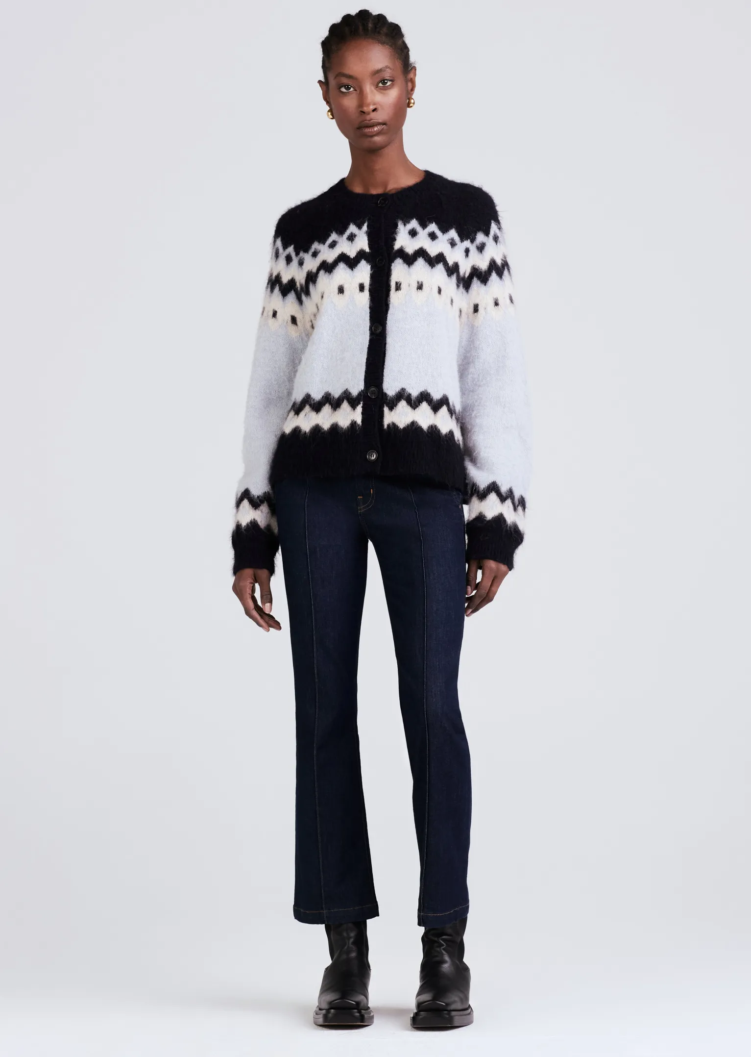 Women Derek Lam Tops<Elani Fair Isle Cardigan