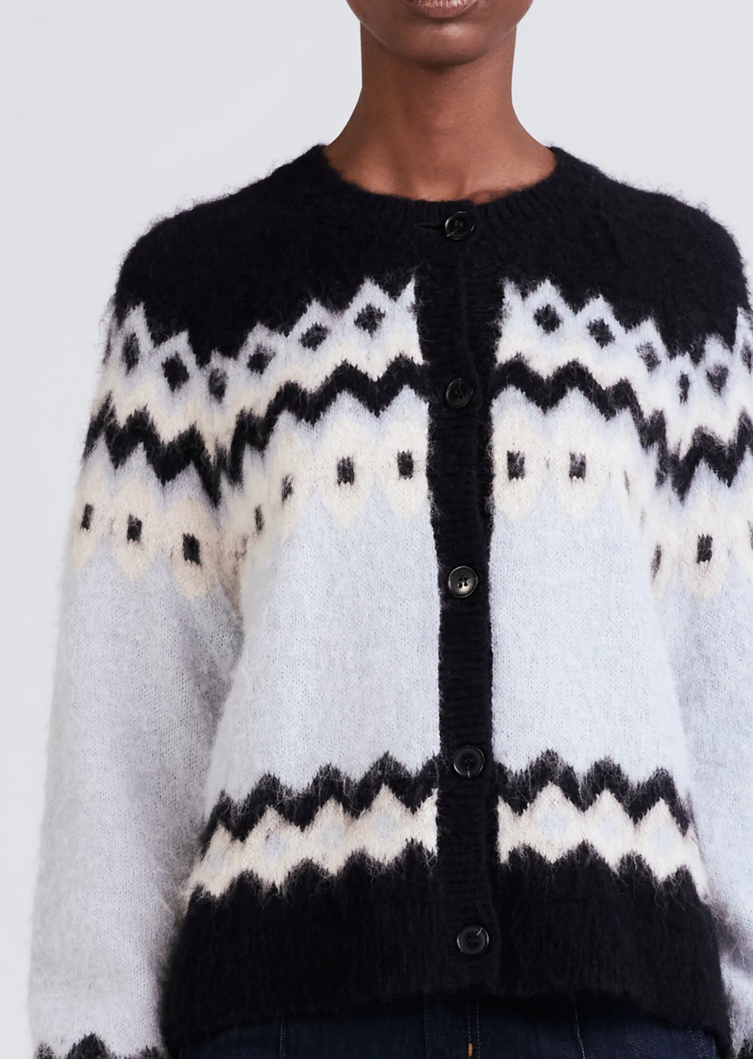 Women Derek Lam Tops<Elani Fair Isle Cardigan