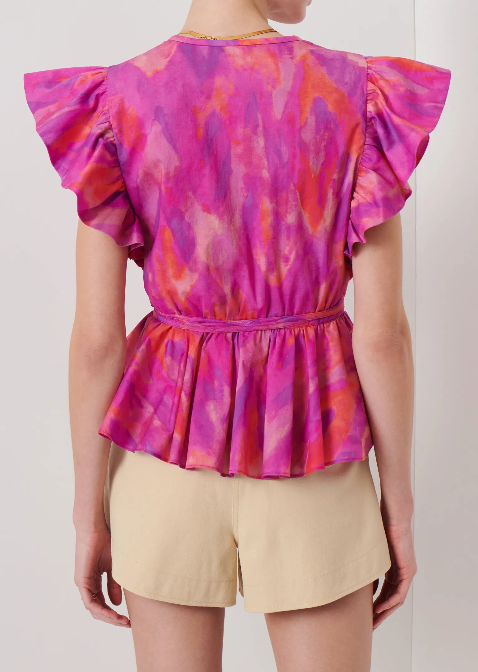 Women Derek Lam Tops<Ember V-Neck Wrap Top