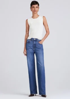 Women Derek Lam Denim<Faye High Rise Tailored Wide Leg