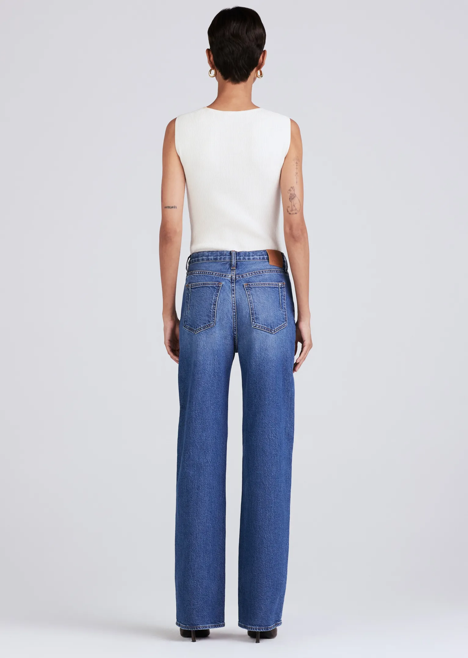 Women Derek Lam Denim<Faye High Rise Tailored Wide Leg