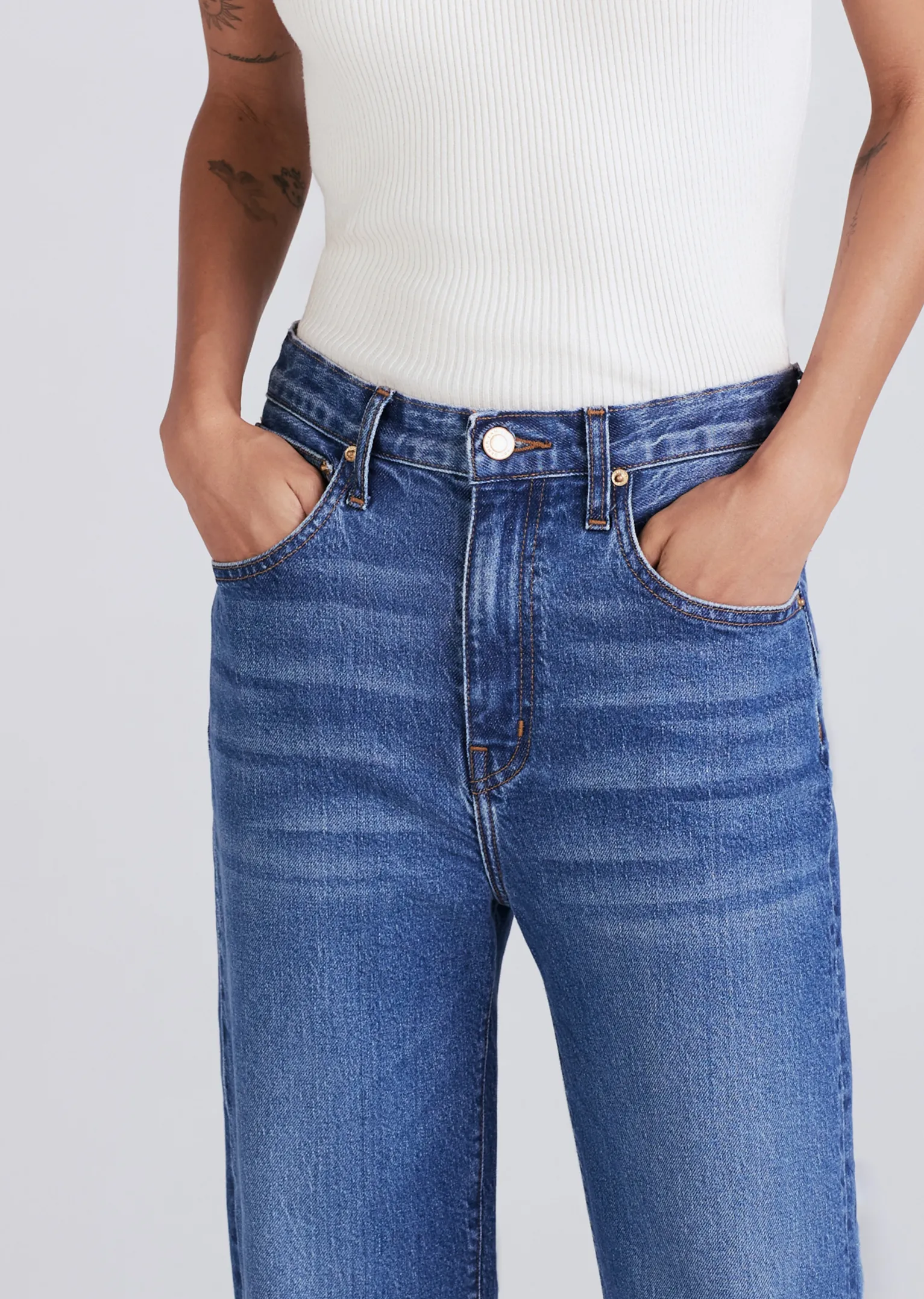 Women Derek Lam Denim<Faye High Rise Tailored Wide Leg