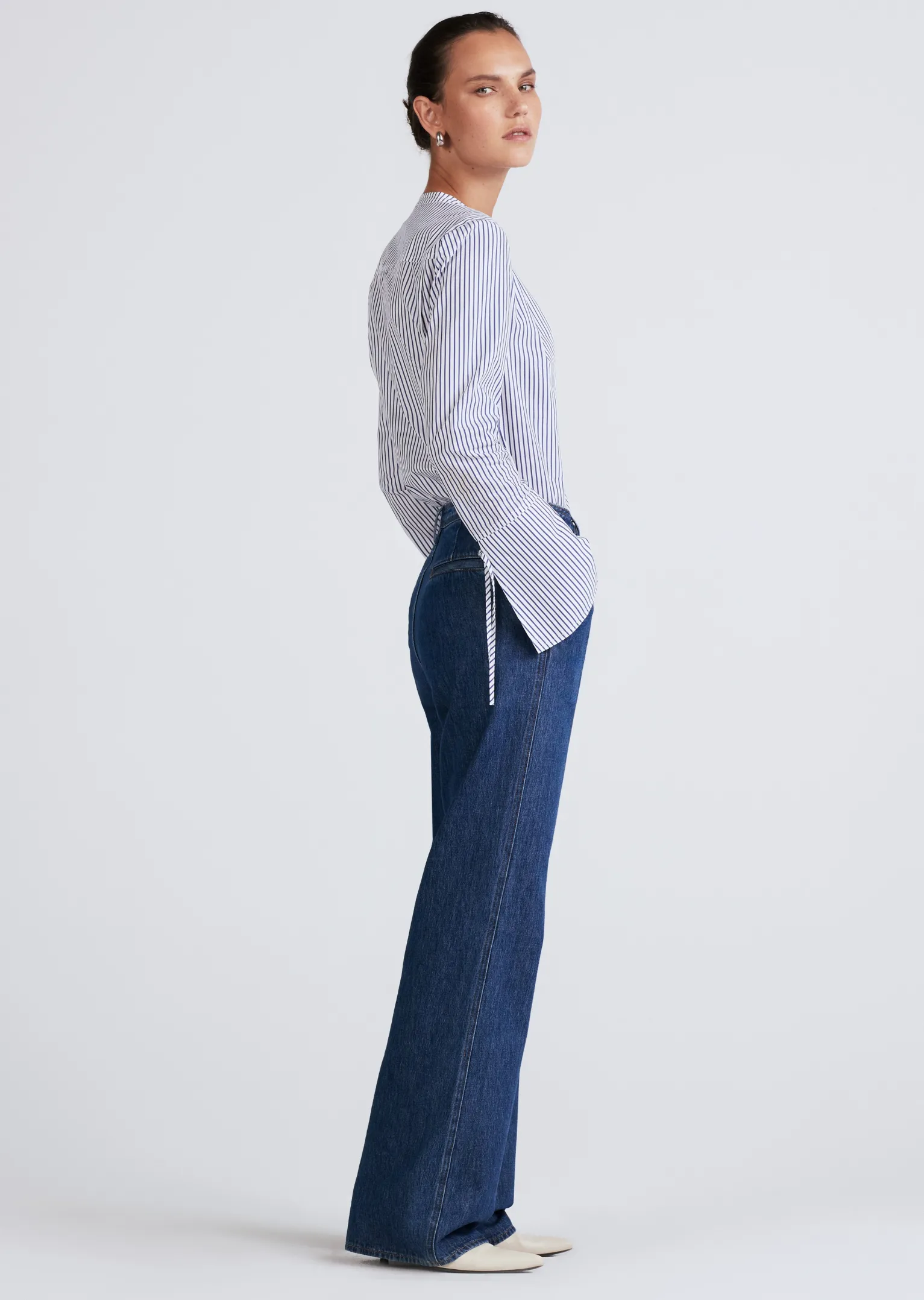 Women Derek Lam Denim<Faye High Rise Tailored Wide Leg