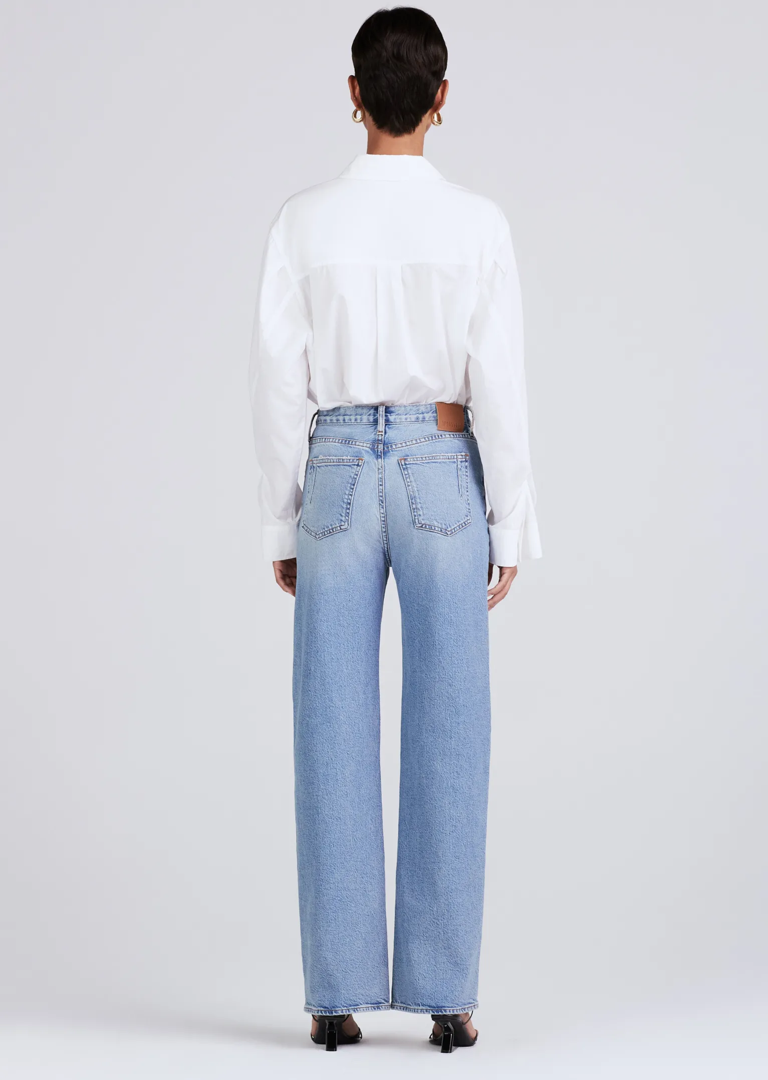 Women Derek Lam Denim<Faye High Rise Tailored Wide Leg