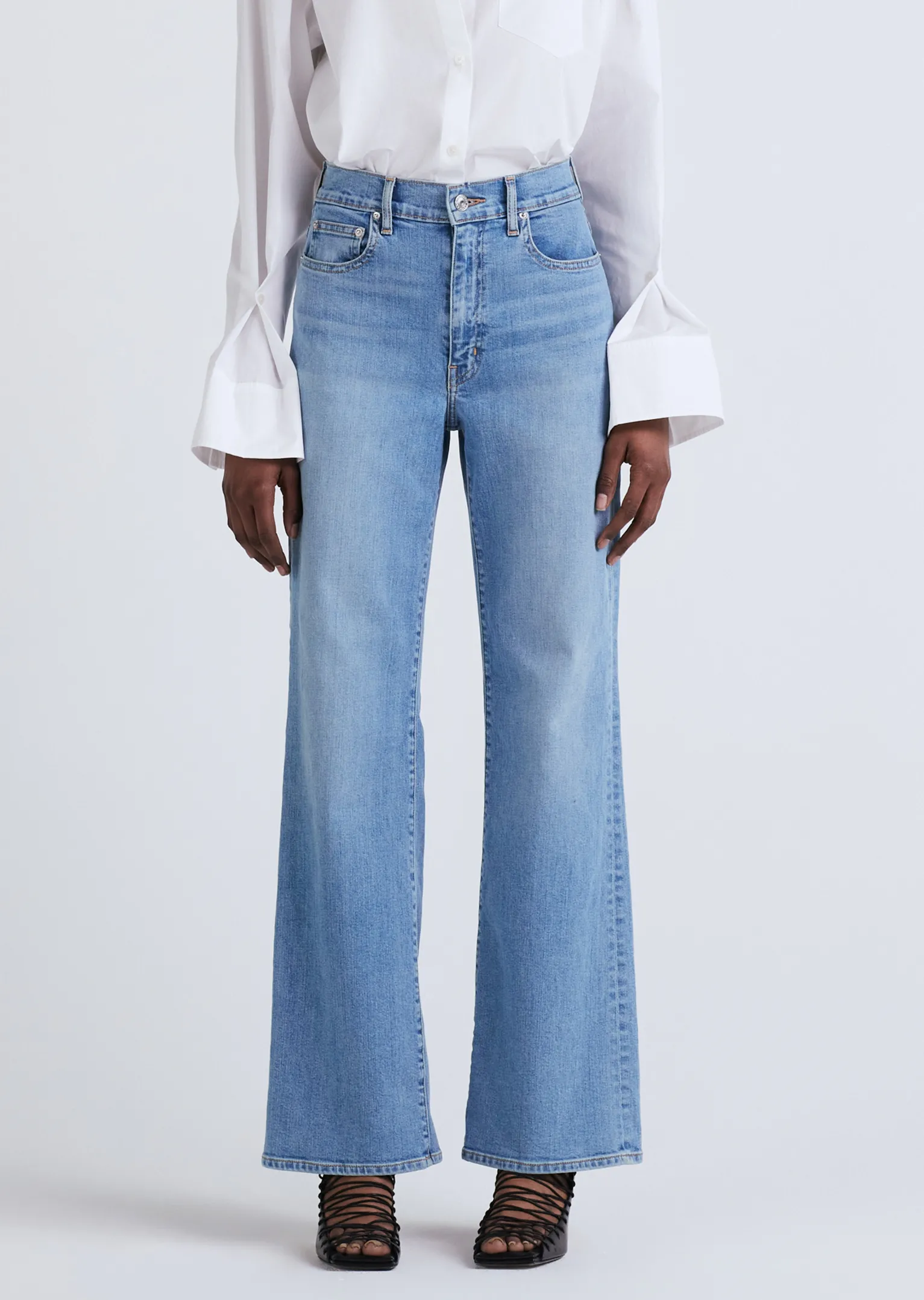 Women Derek Lam Pants & Shorts<Faye High Rise Wide Leg