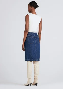 Women Derek Lam Denim<Felicity High Rise Midi Skirt